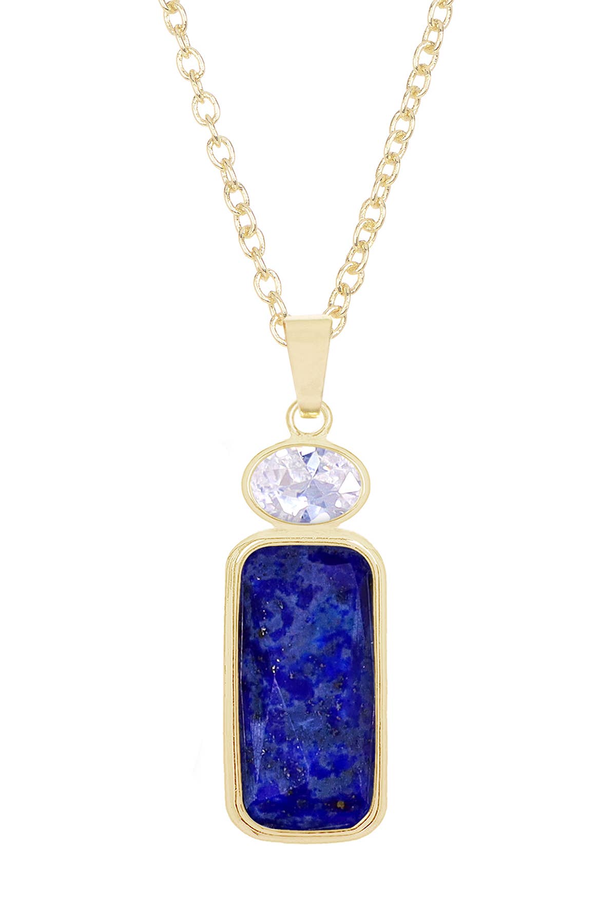 Zoey Simmons - Lapis With Pendant Necklace - GF