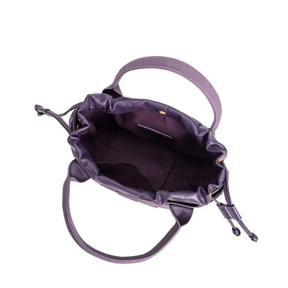 Purple Vegan Leather Handbag